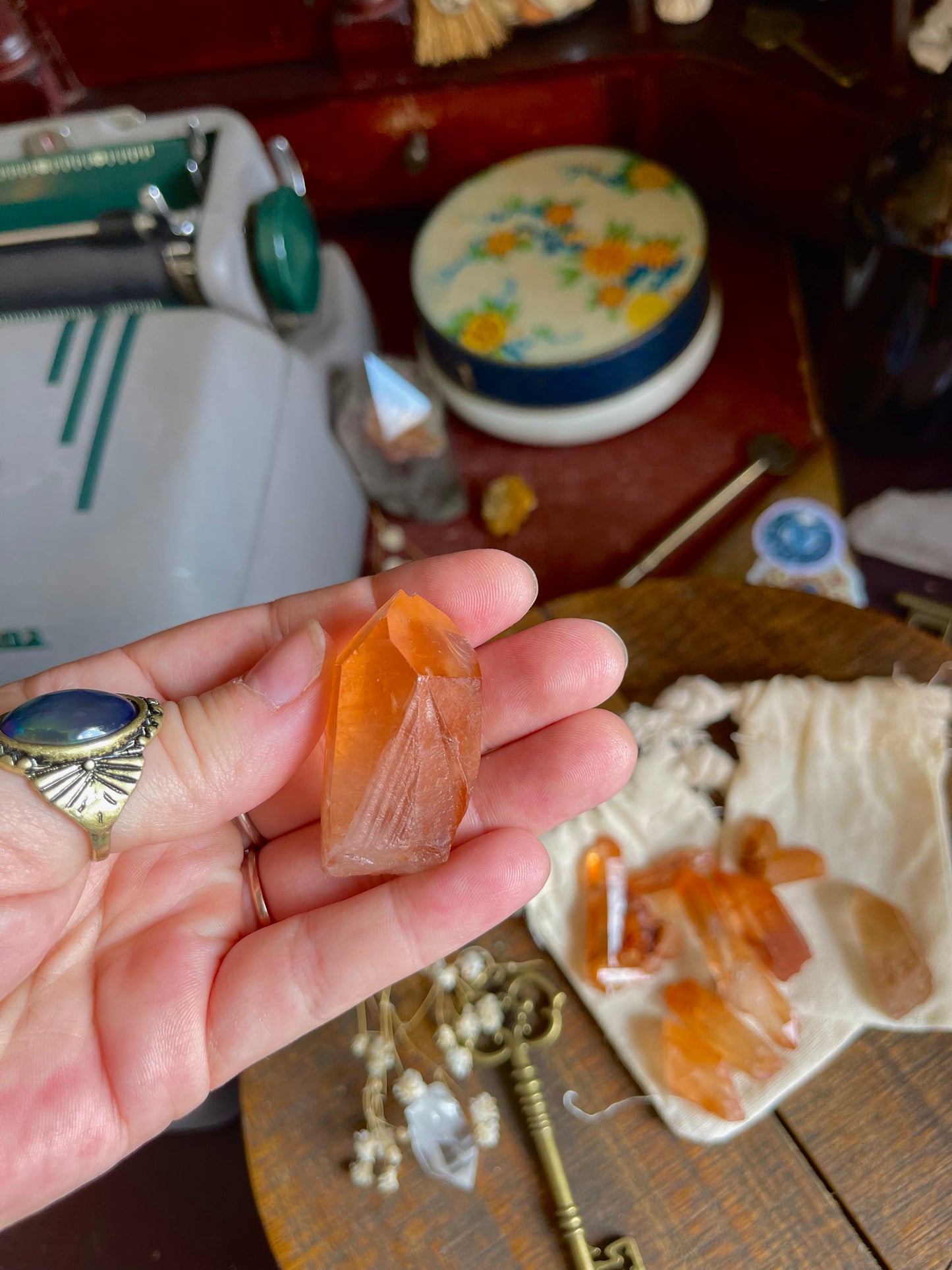 tangerine quartz points