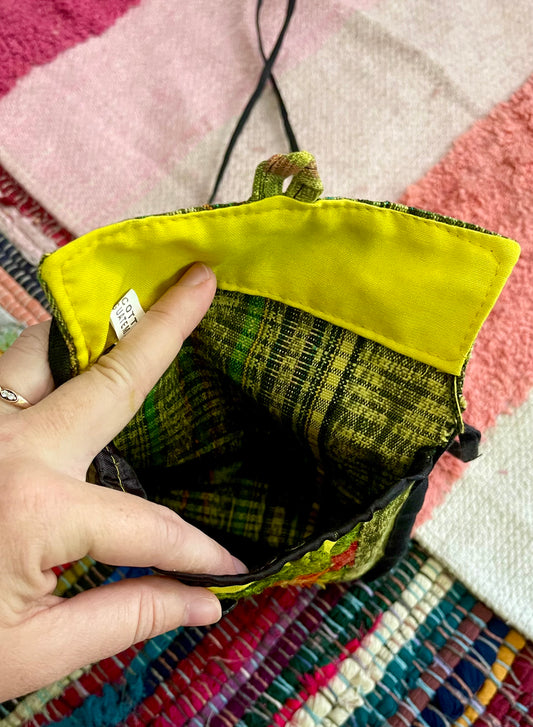 witchy embroidered handbag (used)