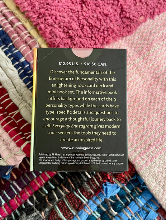Everyday Enneagram [Mini] Deck with A Little Introduction to the Nine Personality Types by Dayo Ajanaku (unopened)