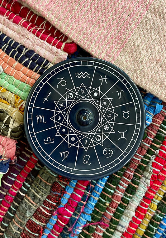 astrology incense holder (used)