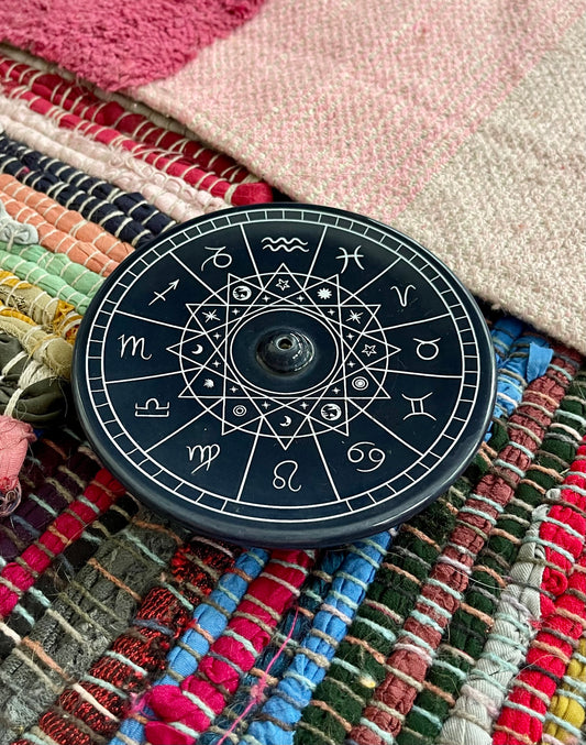 astrology incense holder (used)