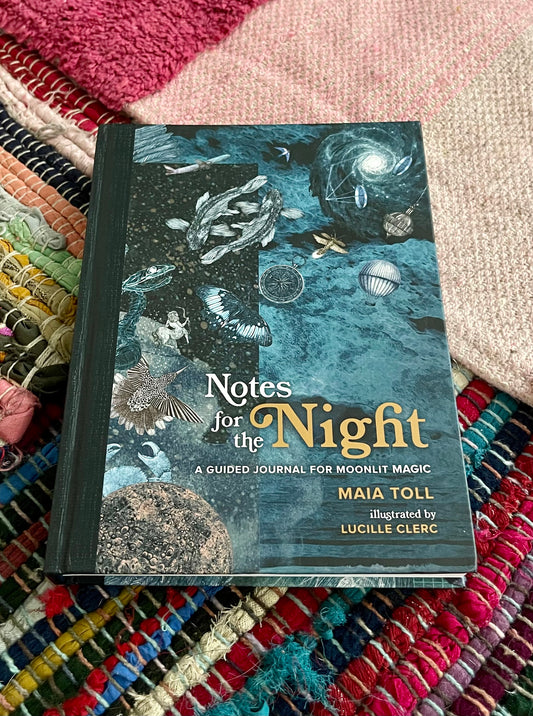 Notes for the Night: A Guided Journal for Moonlit Magic by Maia Toll (like new)
