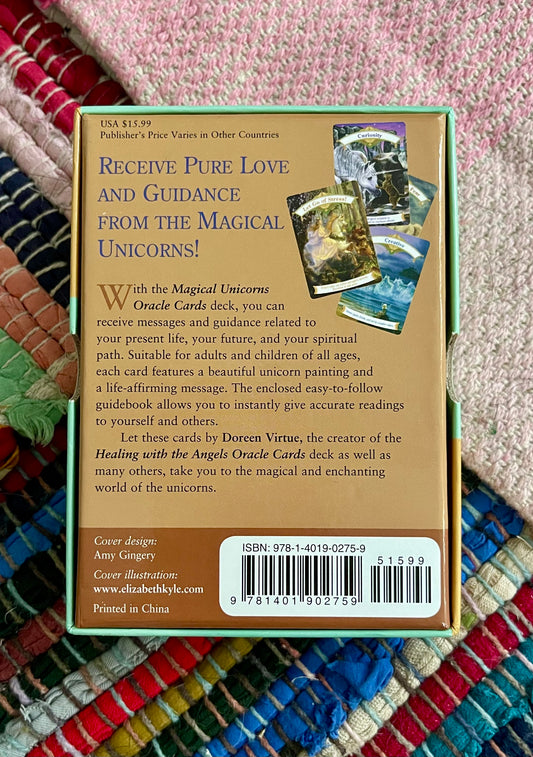 Magical Unicorns Oracle Cards by Doreen Virtue (used)