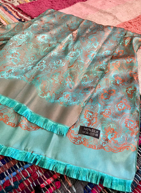 silk scarf/shawl/altar cloth (like new)
