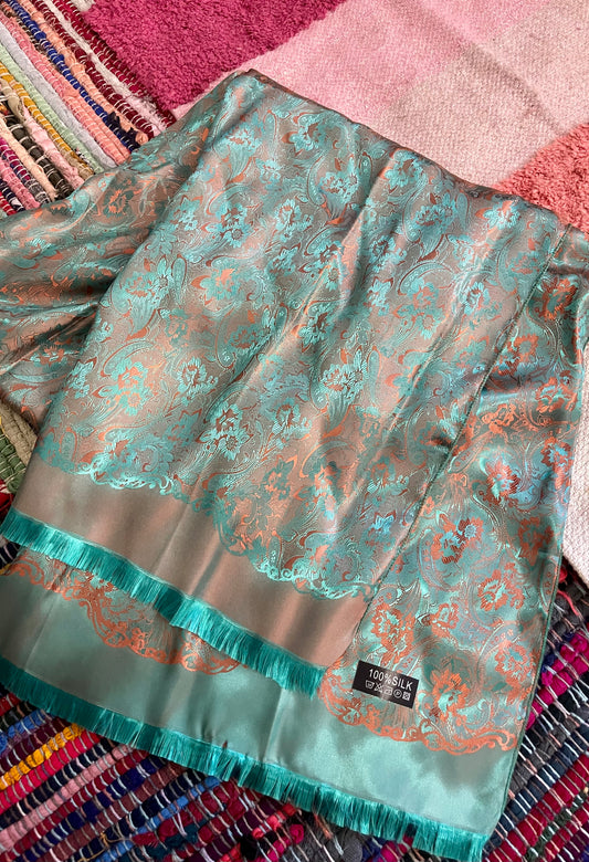 silk scarf/shawl/altar cloth (like new)