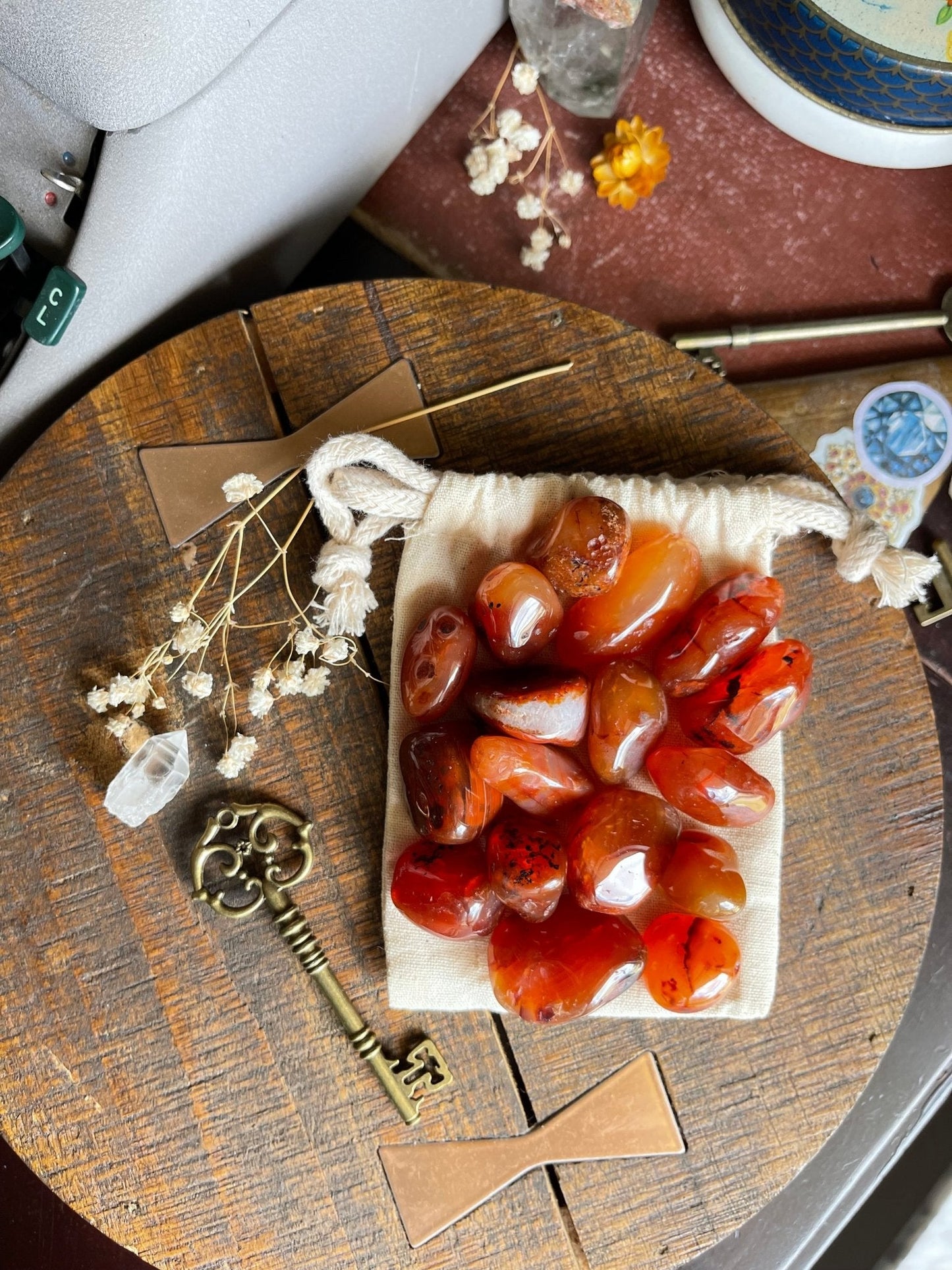 carnelian | tumbled - lil shop of light & love