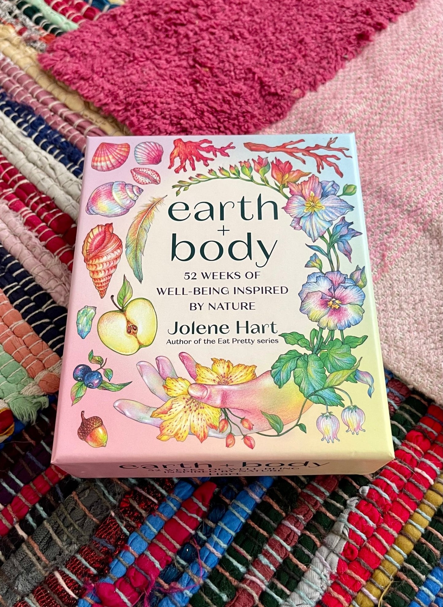 Earth + Body Deck: 52 Weeks of Well - Being Inspired By Nature by Jolene Hart (like new) - Lil Shop of Light & Love