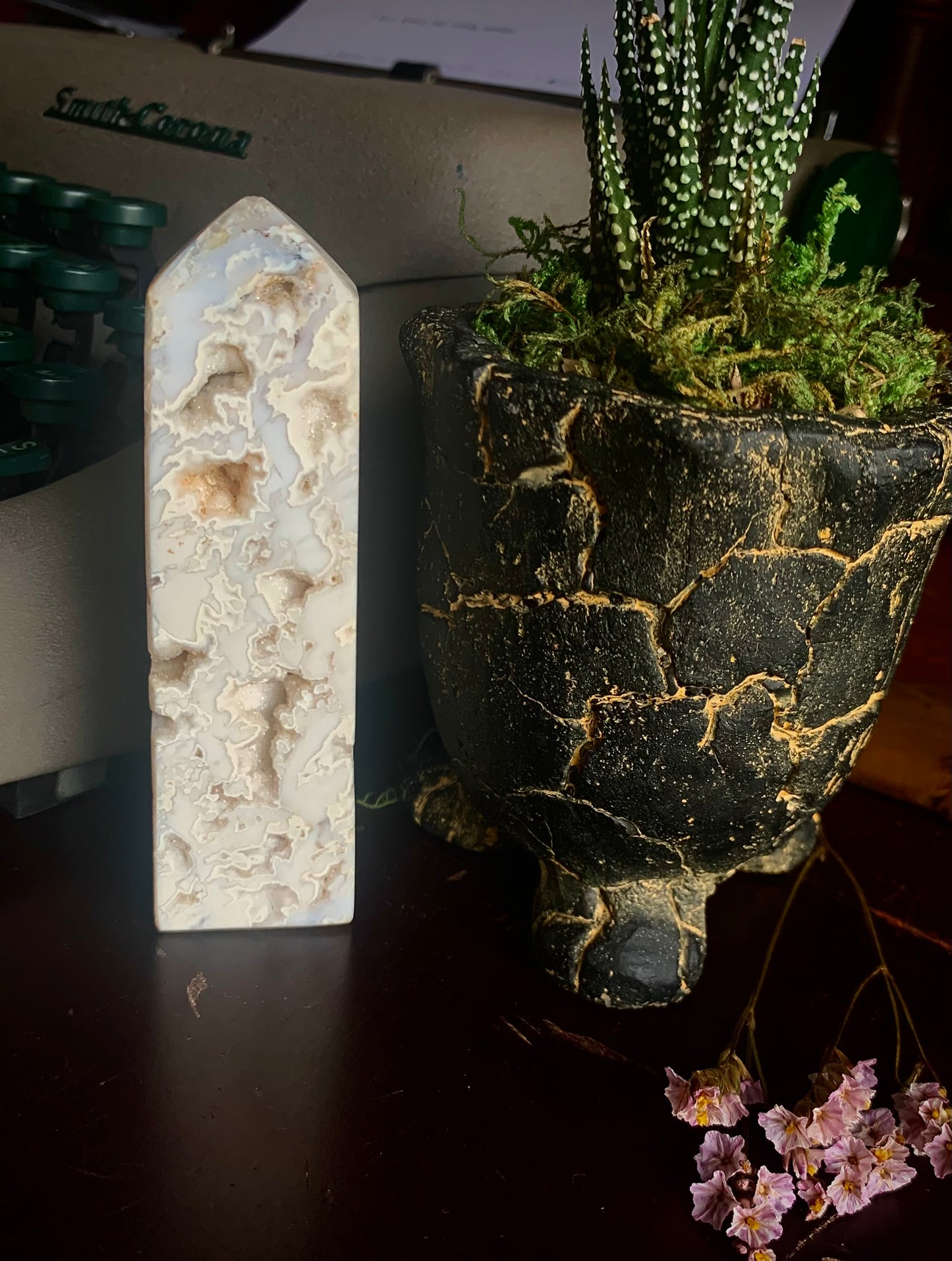 white crazy lace agate towers