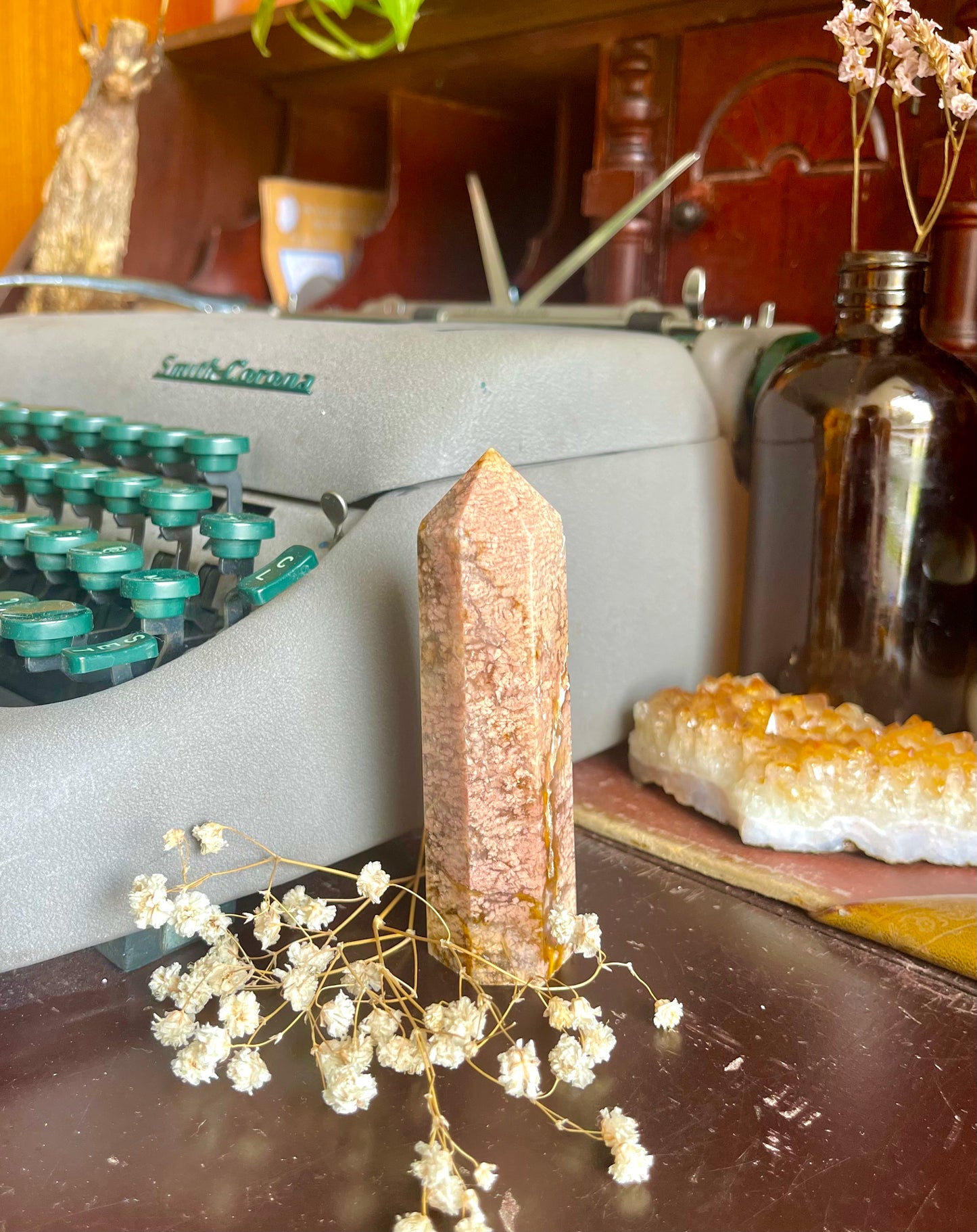 cherry blossom agate towers