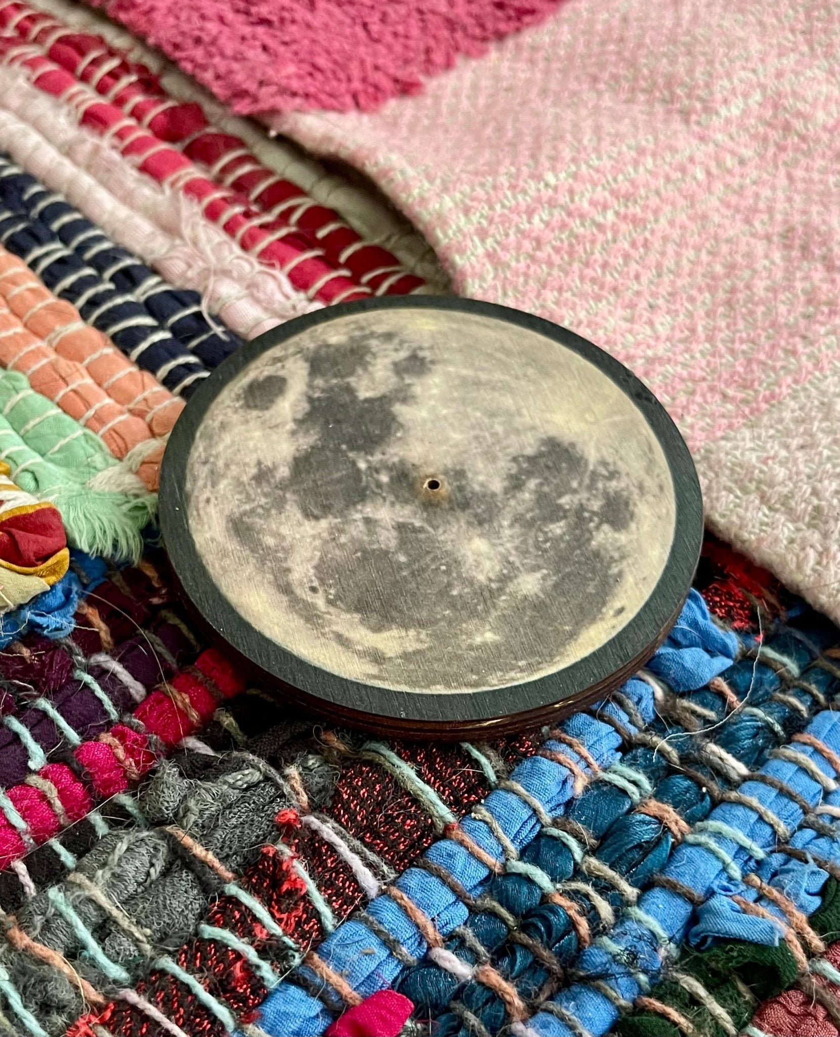 moon incense holder (used) - Lil Shop of Light & Love