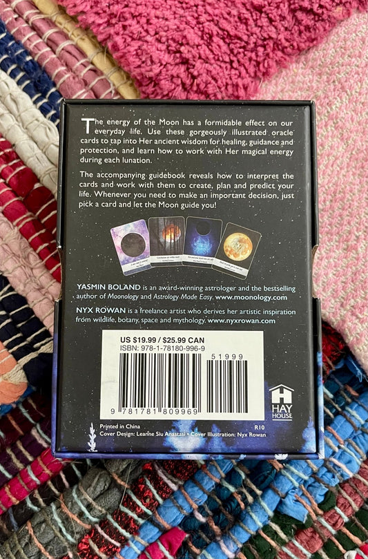 Moonology Oracle by Yasmin Boland (used) - Lil Shop of Light & Love