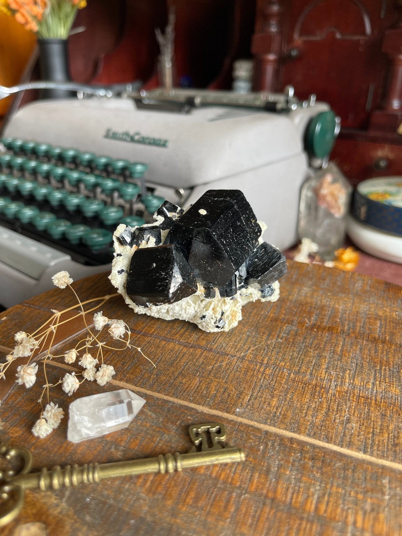 raw black tourmaline - lil shop of light & love