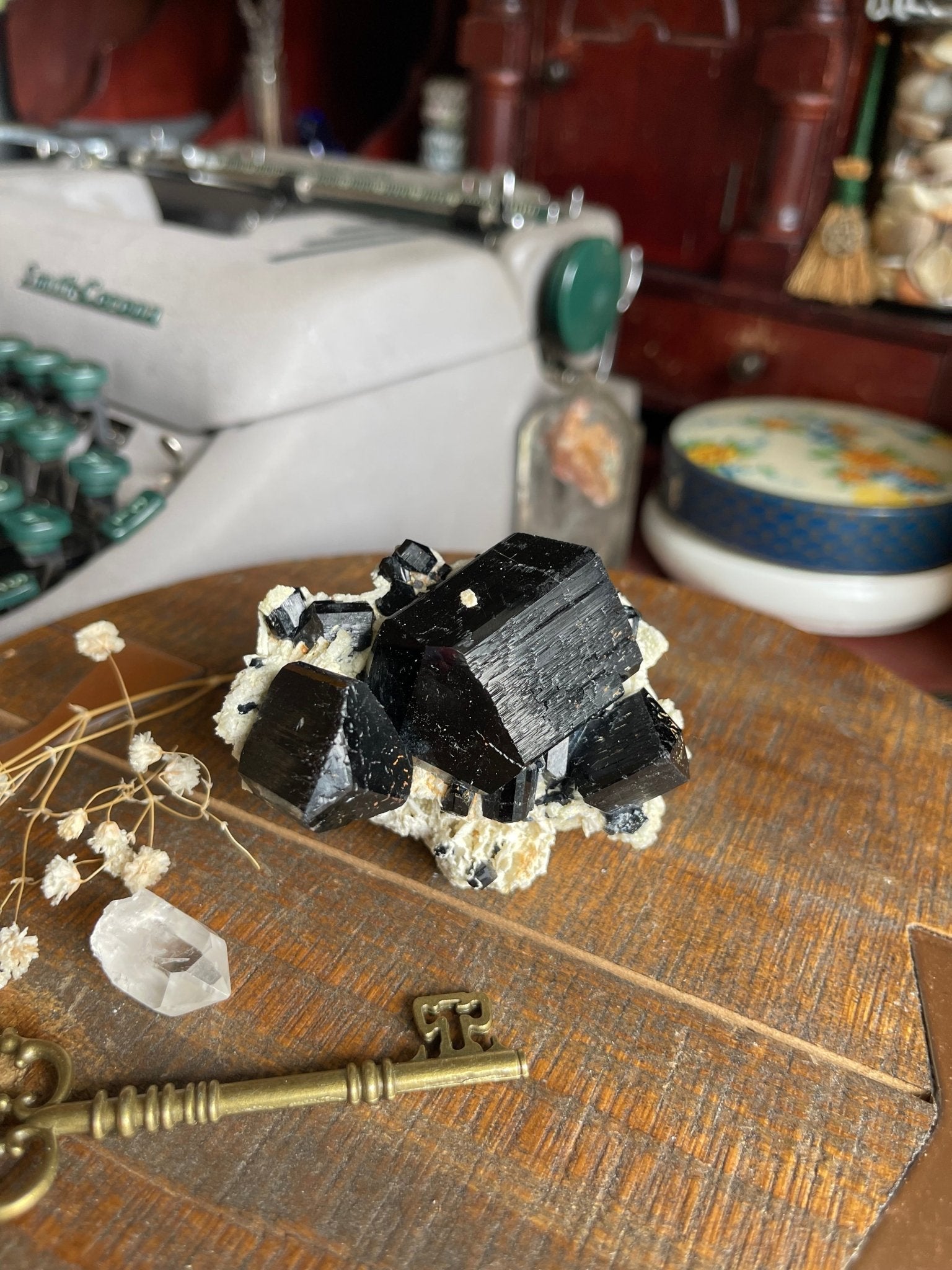 raw black tourmaline - lil shop of light & love