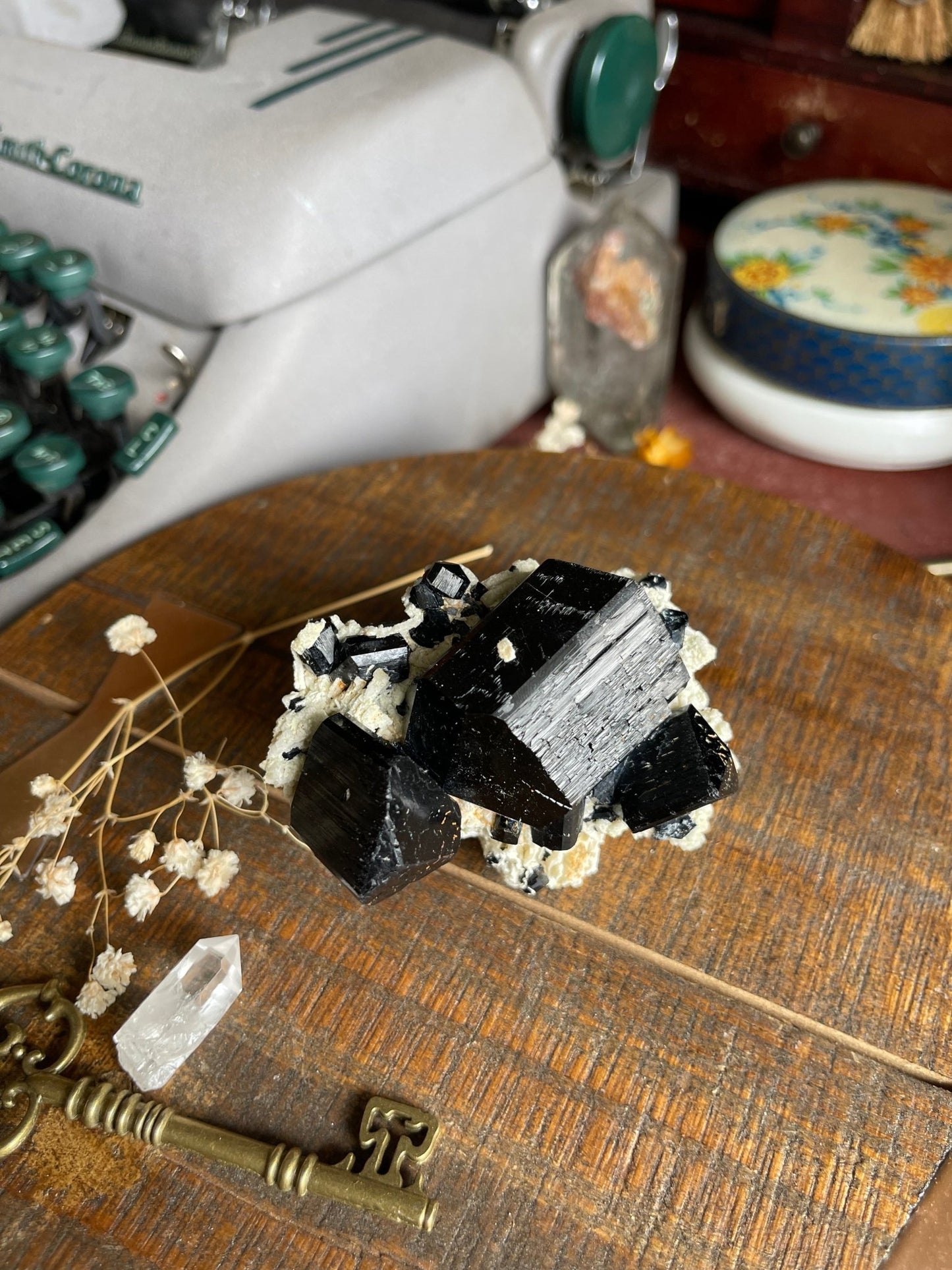 raw black tourmaline - lil shop of light & love