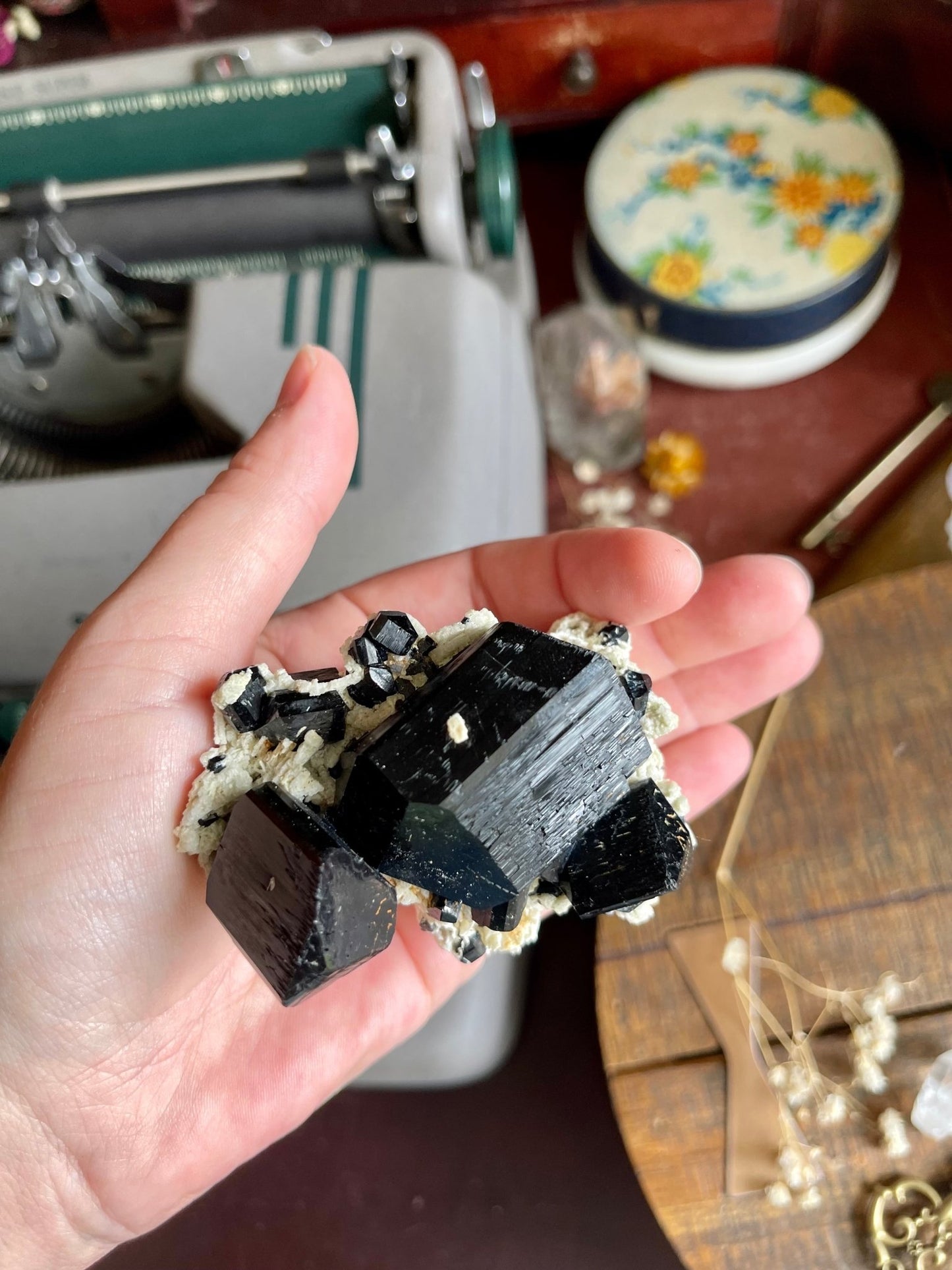 raw black tourmaline - lil shop of light & love