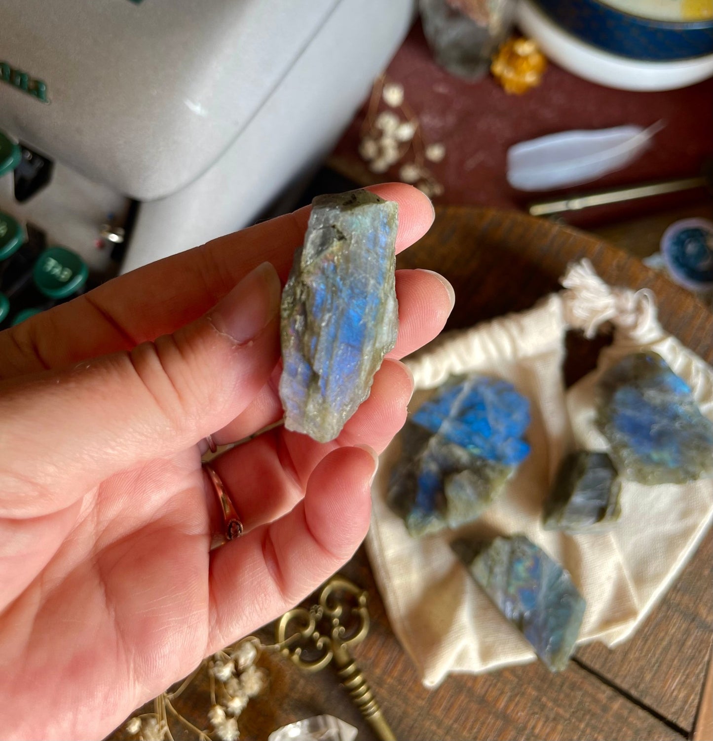 raw labradorite stones (spectrolite) - lil shop of light & love