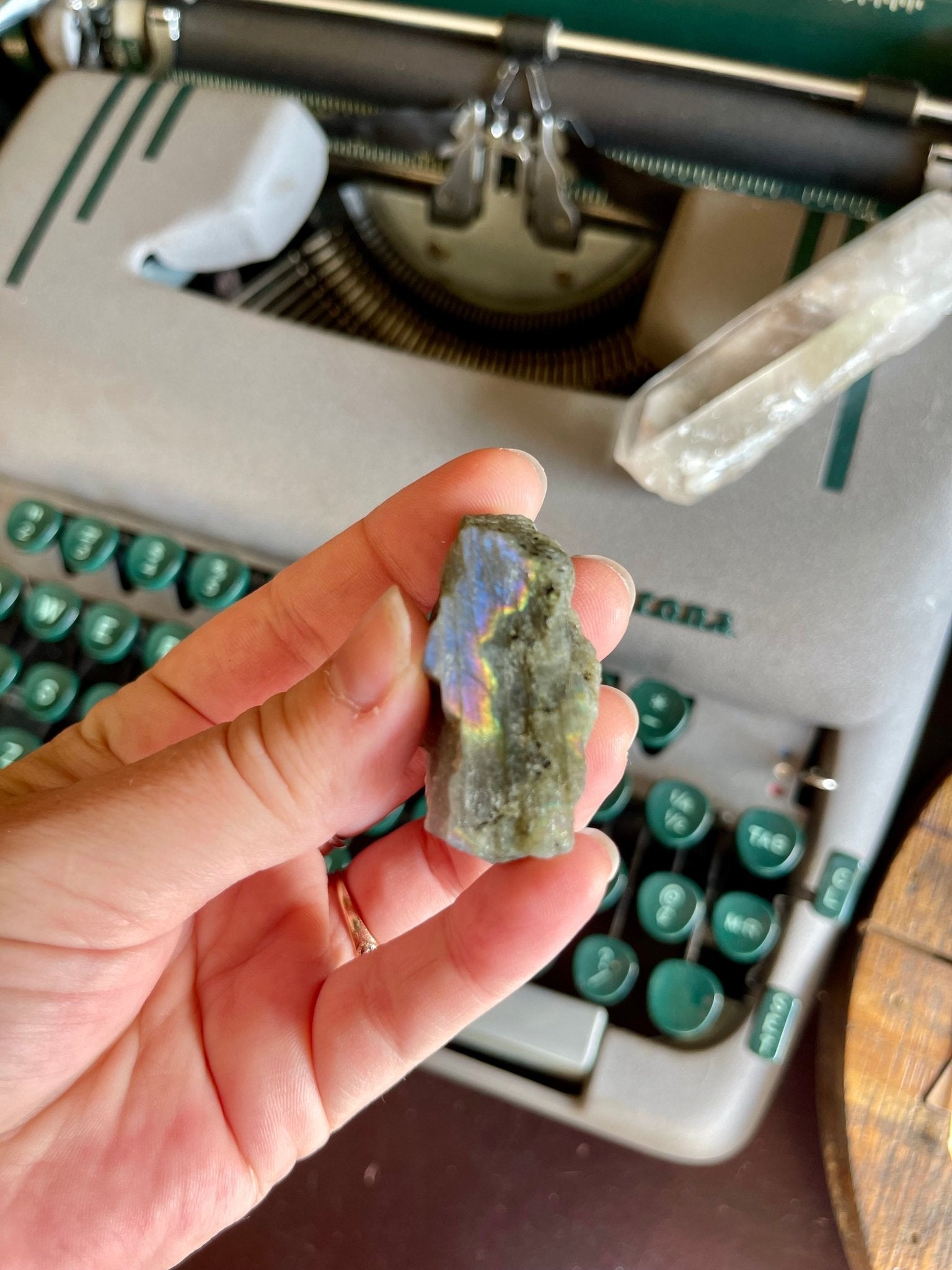 raw labradorite stones (spectrolite) - Lil Shop of Light & Love