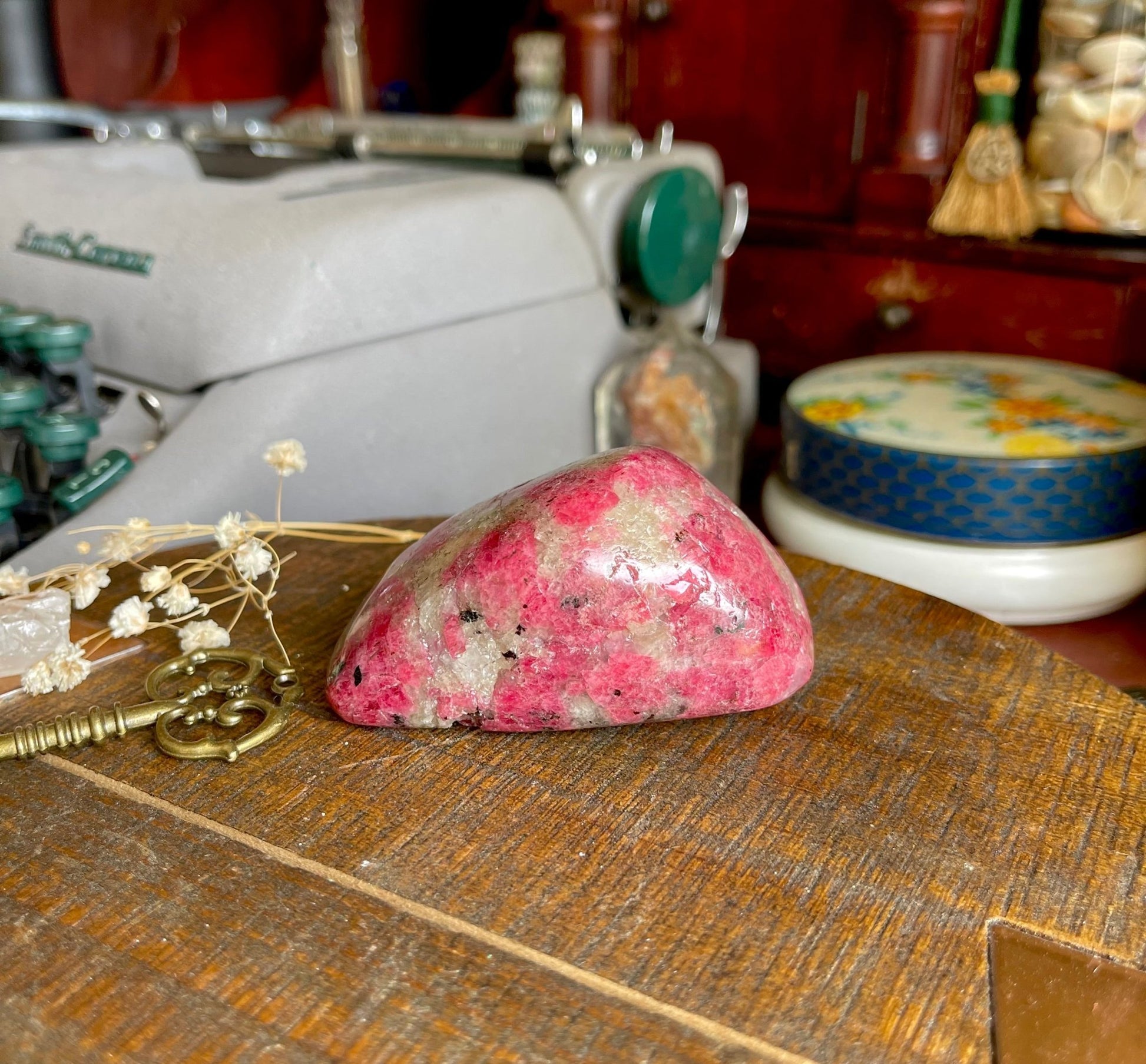 rhodonite polished free form - lil shop of light & love