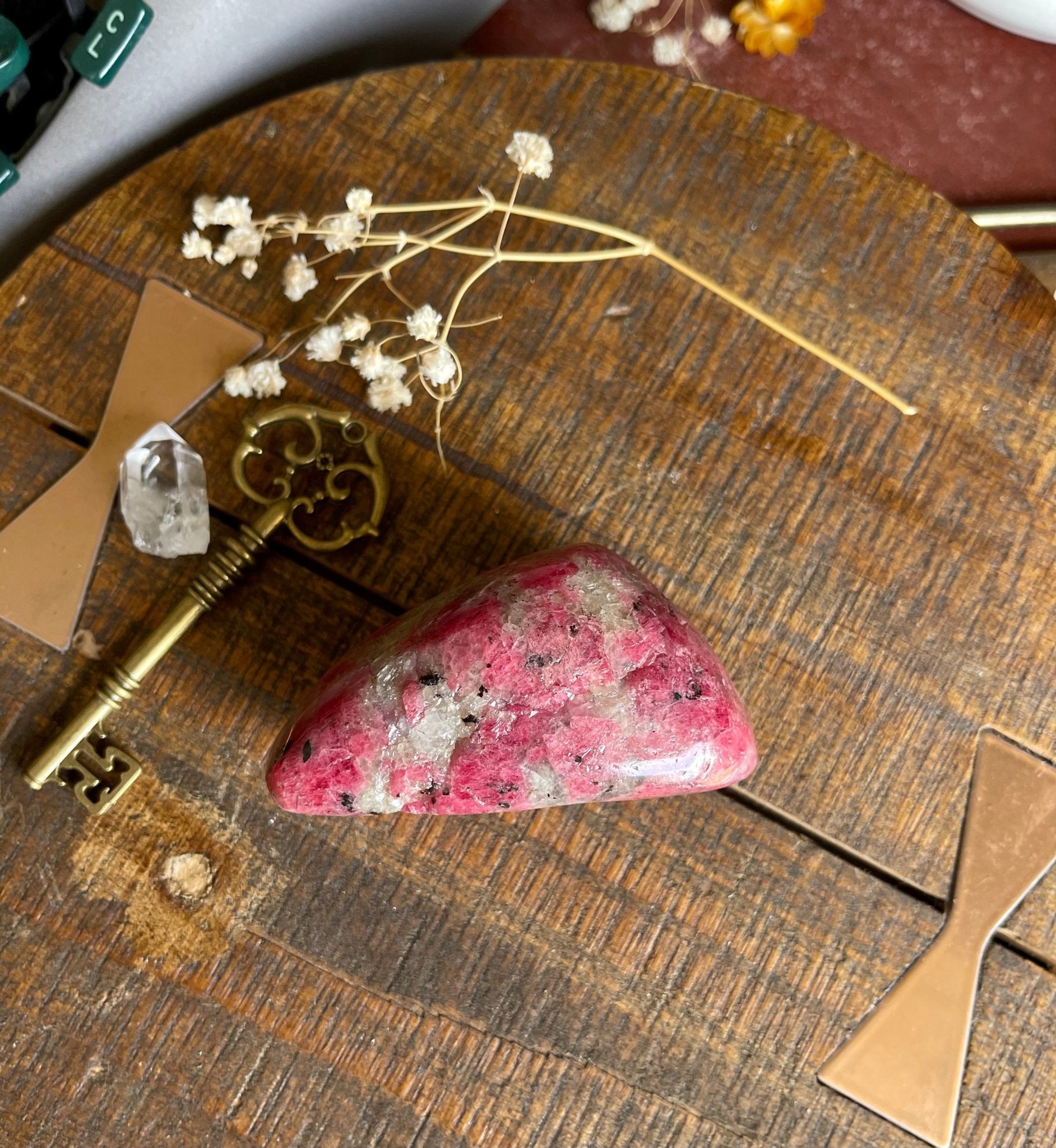 rhodonite polished free form - lil shop of light & love