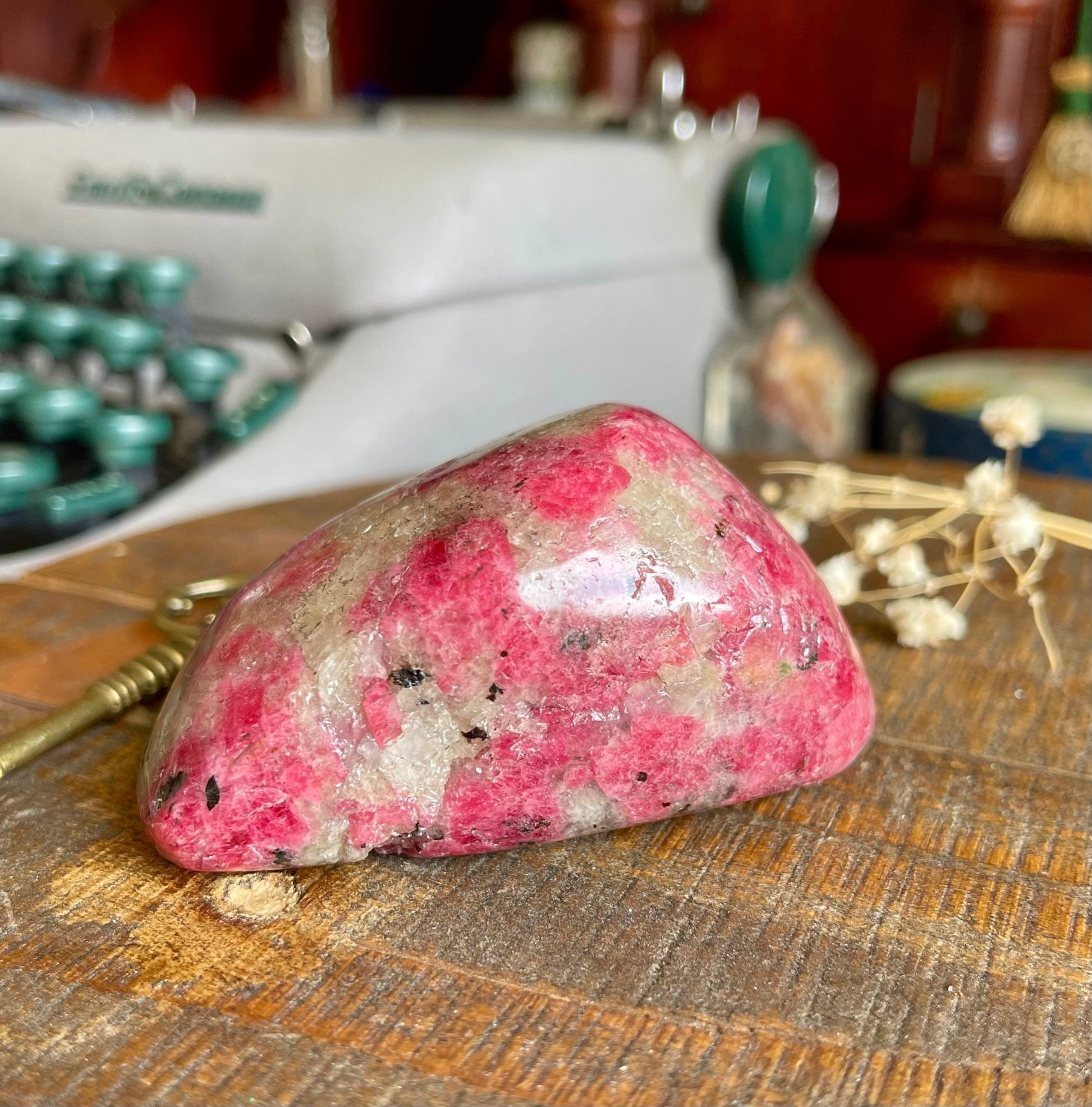 rhodonite polished free form - lil shop of light & love