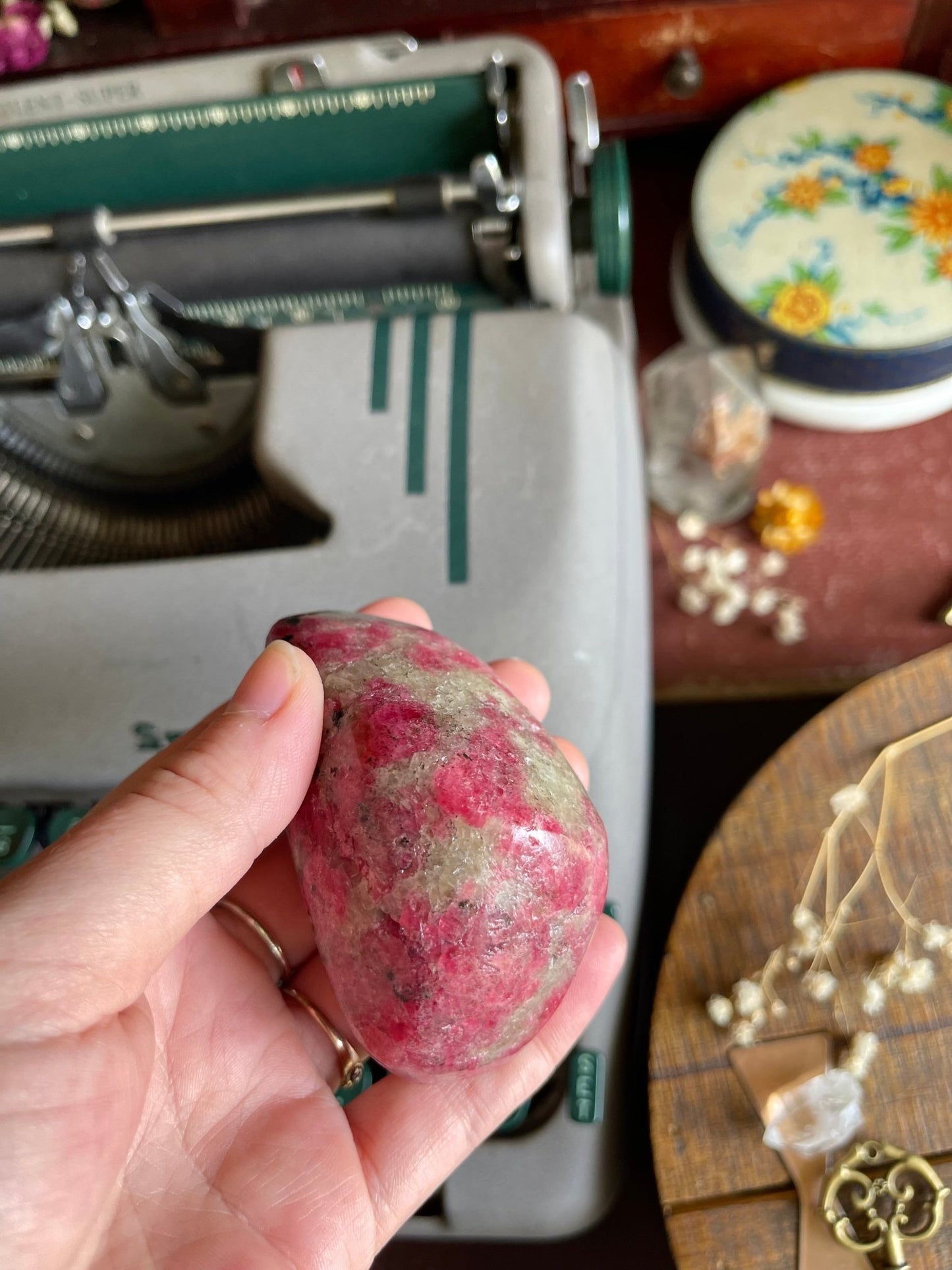 rhodonite polished free form - lil shop of light & love