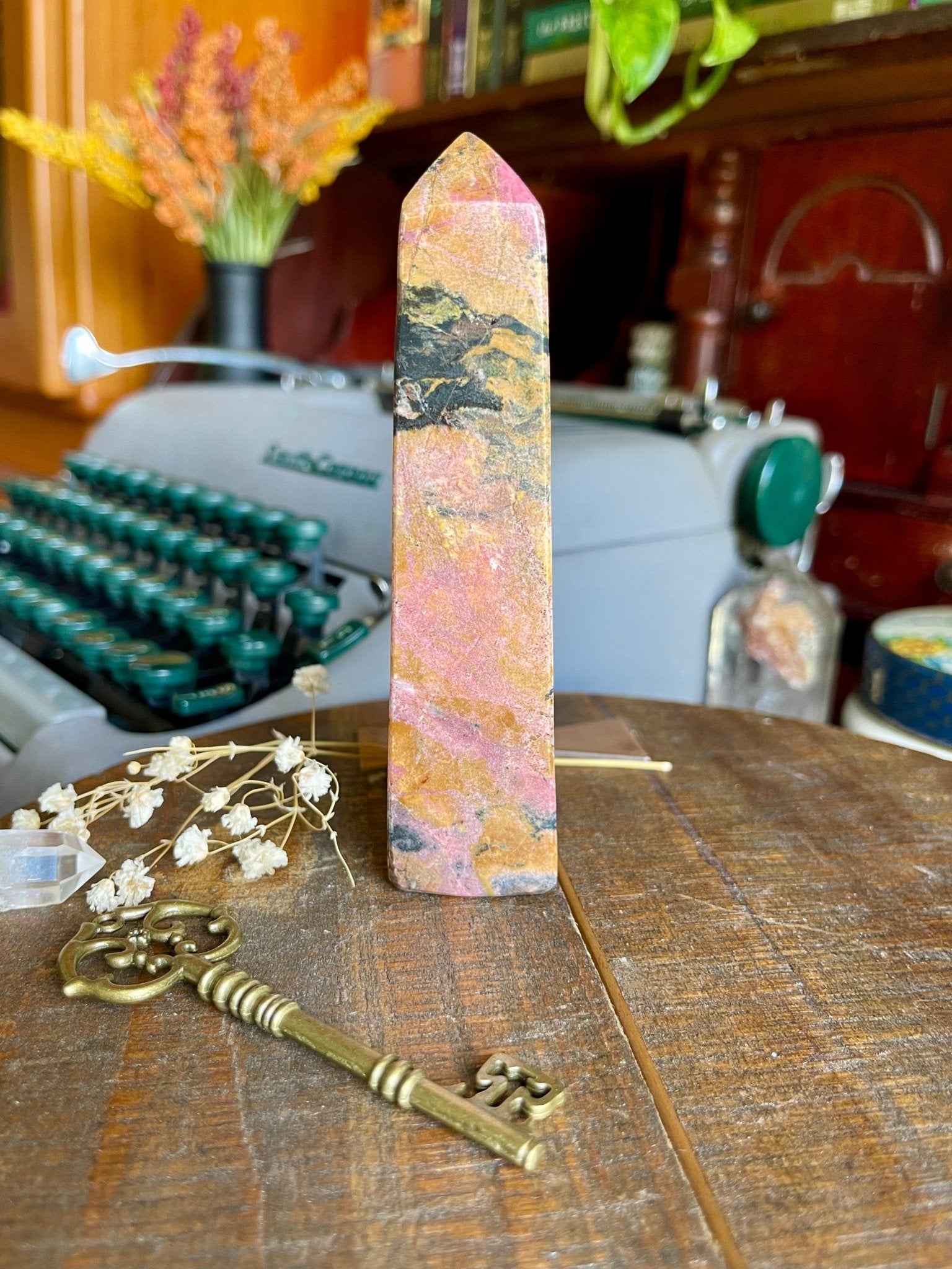 rhodonite tower - lil shop of light & love