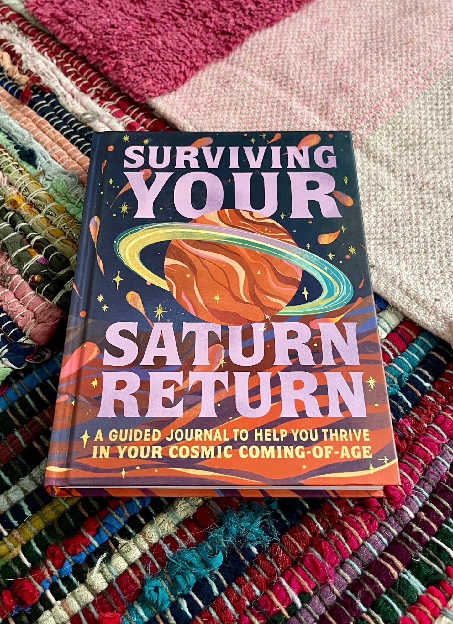 Surviving Your Saturn Return: A Guided Journal to Help You Thrive In Your Cosmic Coming of Age by Phoebe Fenrir (like new) - Lil Shop of Light & Love