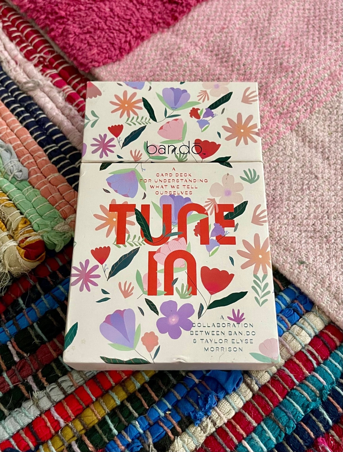 Tune In: A Card Deck for Understanding What We Tell Ourselves by Taylor Elyse Morrison & Ban.do (used) - Lil Shop of Light & Love