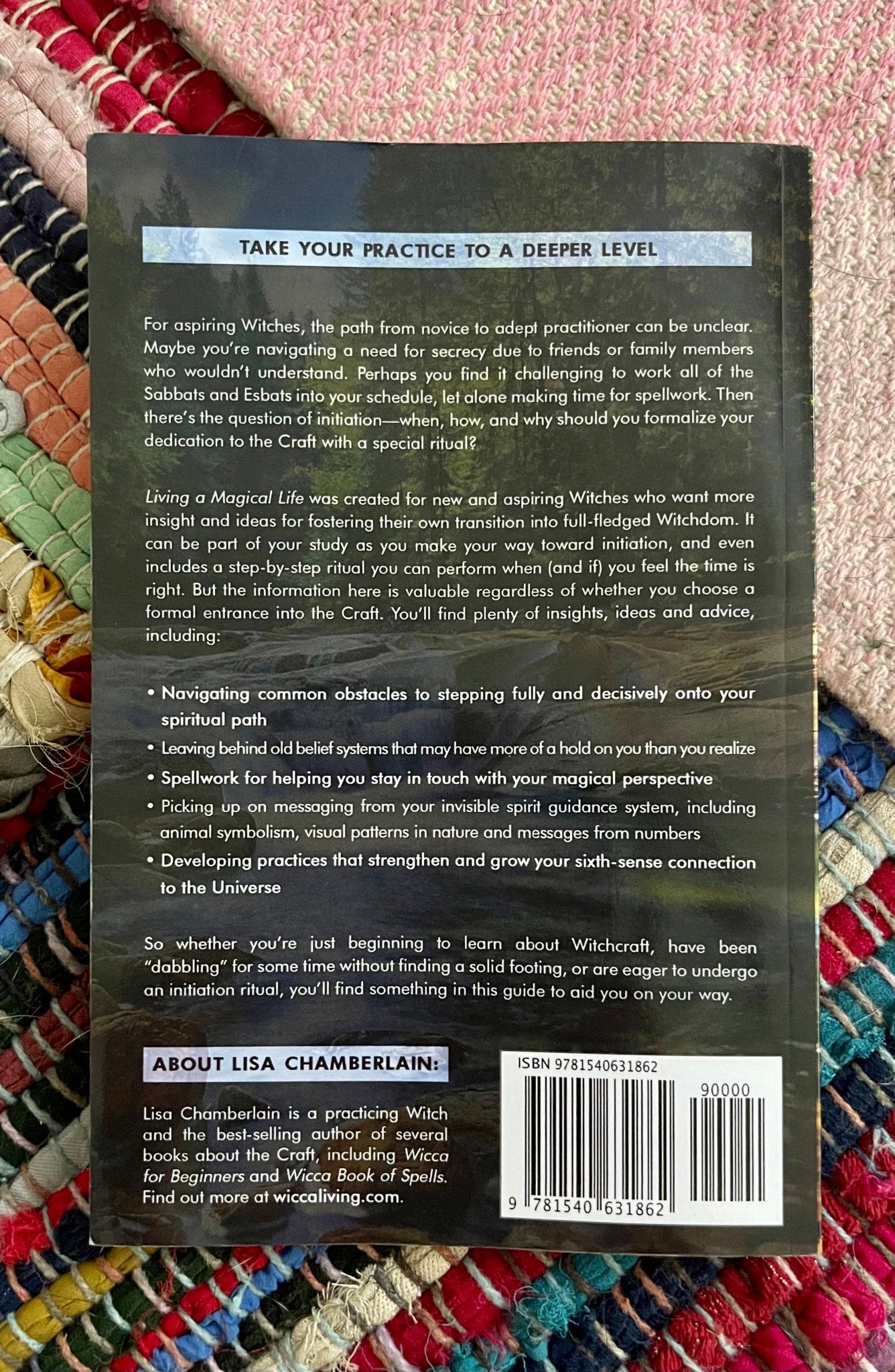 Wicca: Living a Magical Life by Lisa Chamberlain (used) - Lil Shop of Light & Love