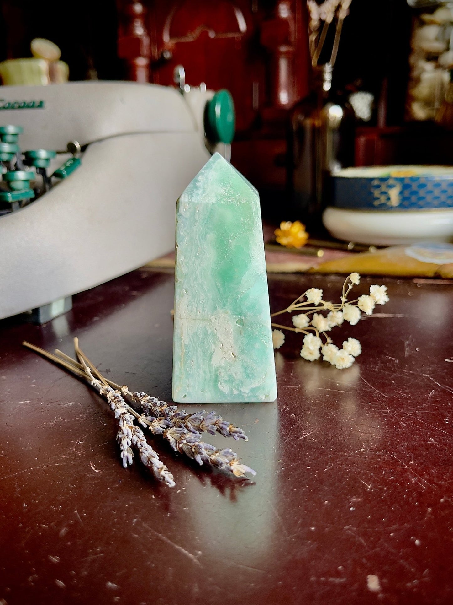 caribbean calcite tower - lil shop of light & love