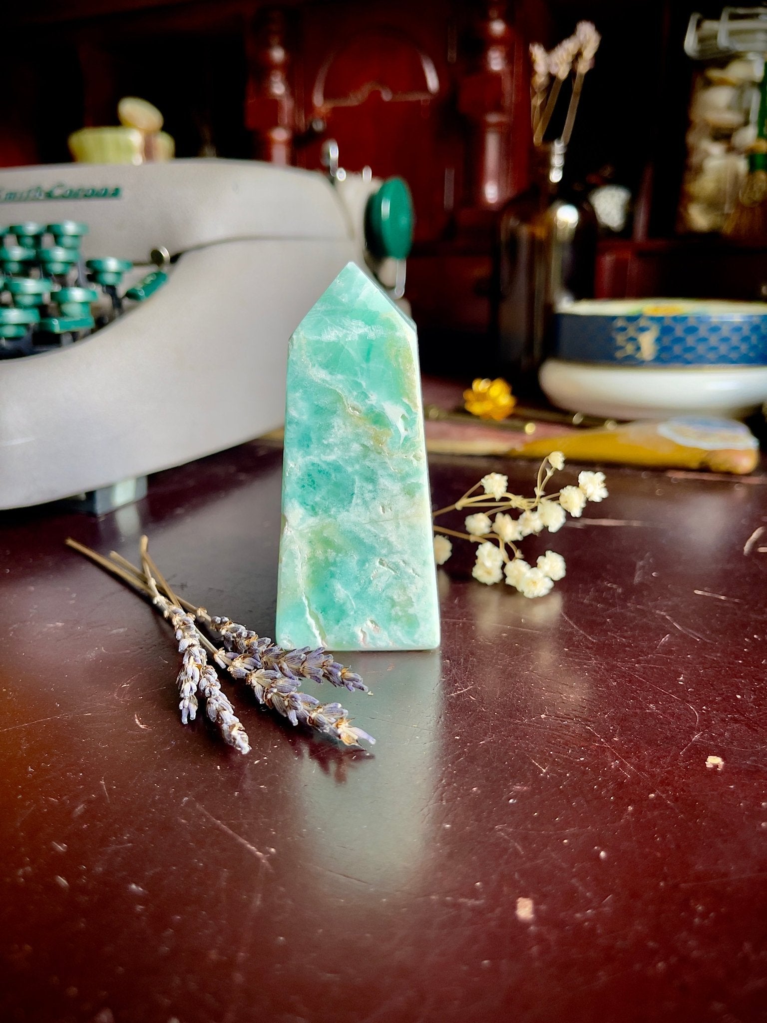 caribbean calcite tower - lil shop of light & love